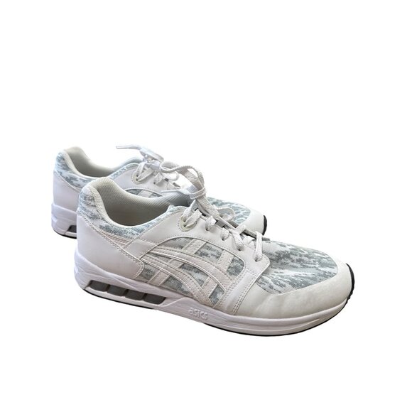 Asics Gel-saga White & Gray Running Shoes Size 11 SKU 7383 - Picture 4 of 12